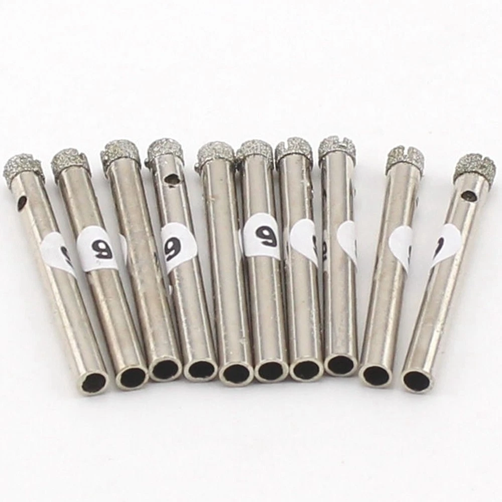 Diamond Core Drill Hole Cutter 6mm for Glass Tiles Stone Pack of