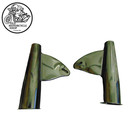 BSA A65 A50 SUPPORT CARÉNAGE DE PHARE DE FOURCHE SUPPORTS OREILLES