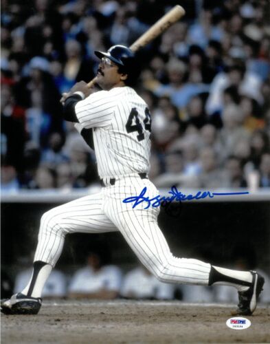 Photo signée Reggie Jackson 11x14 PSA/ADN dédicacée Yankees de New York COA HOF - Photo 1/2