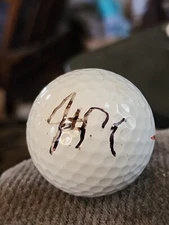 Justin Leonard Autographed Signed Golf Ball JSA COA Authentication