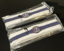 Couver Unisex Premium Quality Tennis Style Terry Cloth Sweat Headband 2-Pack