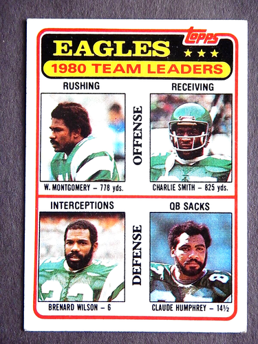 1980 Team Leaders #507 Topps 1981 Football Card (Philadelphia Eagles ...