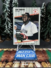 1989 Fleer Baseball Lee Smith Red Sox Base Card 99