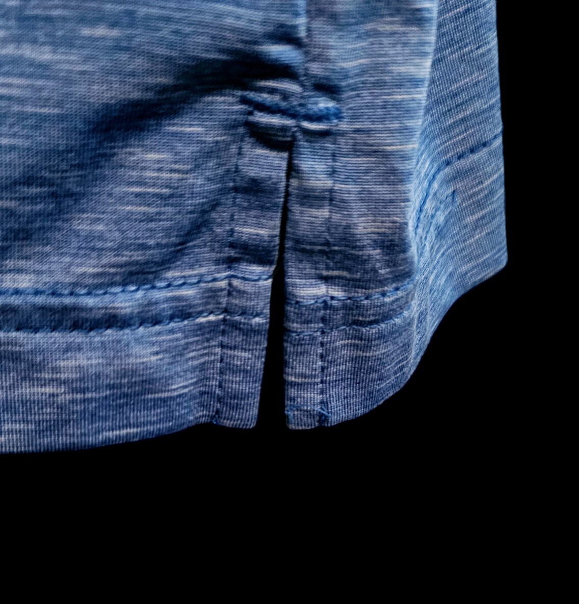 Champion Essentials Polo Shirt Men's Golf Tennis Stretch Split Hem Blue Large  thumbnail 7