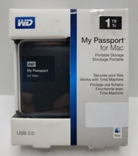 WD 1TB My Passport Ultra per Mac USB 3.0 Portatile Nero.
