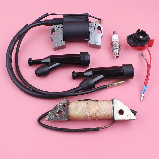 Ignition Charging Coil For Honda GX160 GX200 5.5 6.5 HP Stop Switch