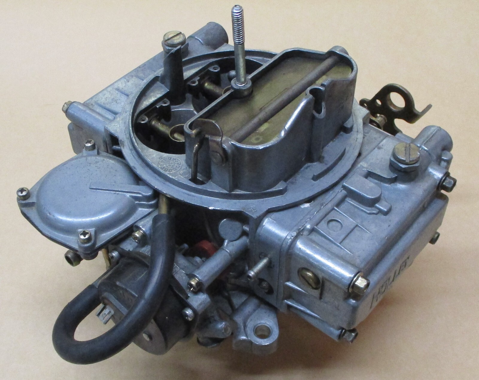 USED HOLLEY 4 BARREL CARBURETOR 600 CFM 804572 ELECTRIC CHOKE VACUUM
