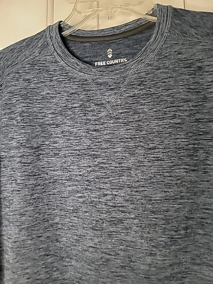 Men Free Country Microtech Long Sleeve Warming Shirt Size Medium