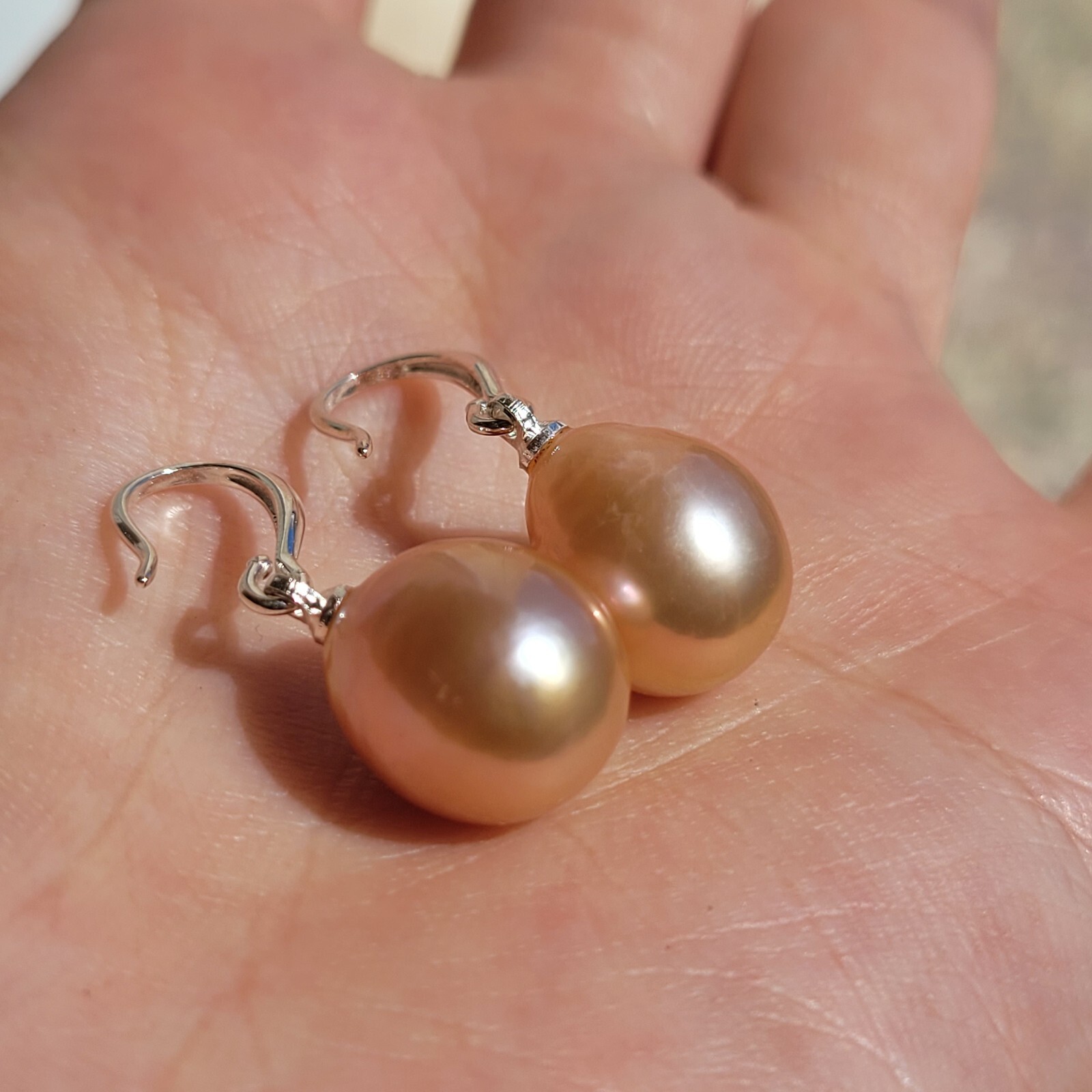 Perles de culture roses sur argent 925 doré pour sublimer vos tenues