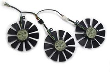 3PCS T129215SU / T129215SM graphics card fans for ASUS ROG Strix RX VEGA64 8GB/
