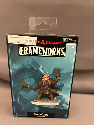 Dungeons & Dragons Frameworks Dwarf Cleric Female Miniature WizKidz