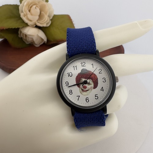 VINTAGE ~ TIC TOC LET'S TALK CLOWN ~ 90s NOSTALGIA ~ WRIST WATCH - Picture 2 of 8