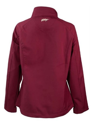 Hooey Girls Burgundy Softshell Aztec Zip Front Logo Softshell Jacket #HJ085BU-Y - Picture 2 of 7