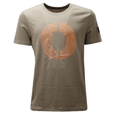 6533AE maglia uomo ECOALF green cotton printed t-shirt man