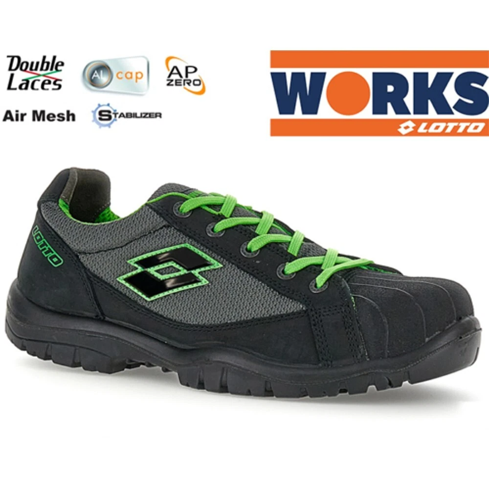 SCARPE ANTINFORTUNISTICA LOTTO JUMP 550 II S1PL SR FO BLACK