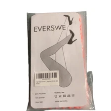 Everswe 2 pair Neon Orange Fish Net Pantyhose High Waist Halloween Stockings