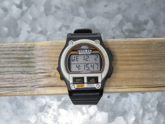 vintage timex ironman triathlon watch