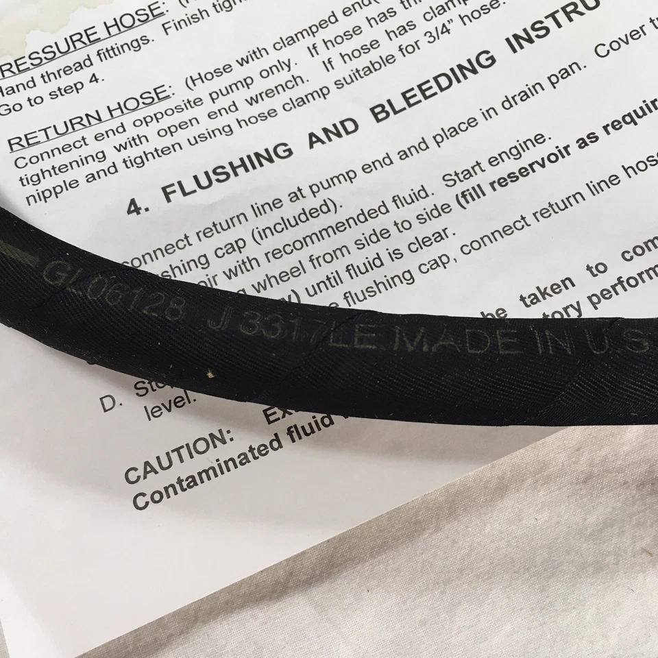 Manguera de presión de dirección asistida 36466 para Ford F-150 F-250 F-350 Chevy G20 GATES Foto 4 de 4