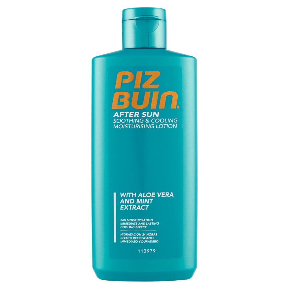 Piz Buin After Sun Doposole Lenitivo Corpo Con Aloe ed Estratto Di Menta 200ml