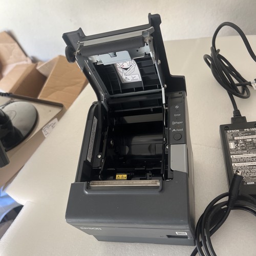 Epson TM-TM88V Thermal Gray M244ASerial RJ12 USB RS-232 USB Working Need Paper - Picture 9 of 10