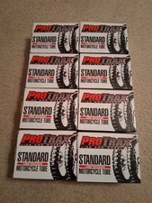 Lot of 8 Protrax PT1022 Standard 1.3MM Thickness Motorcycle Tubes