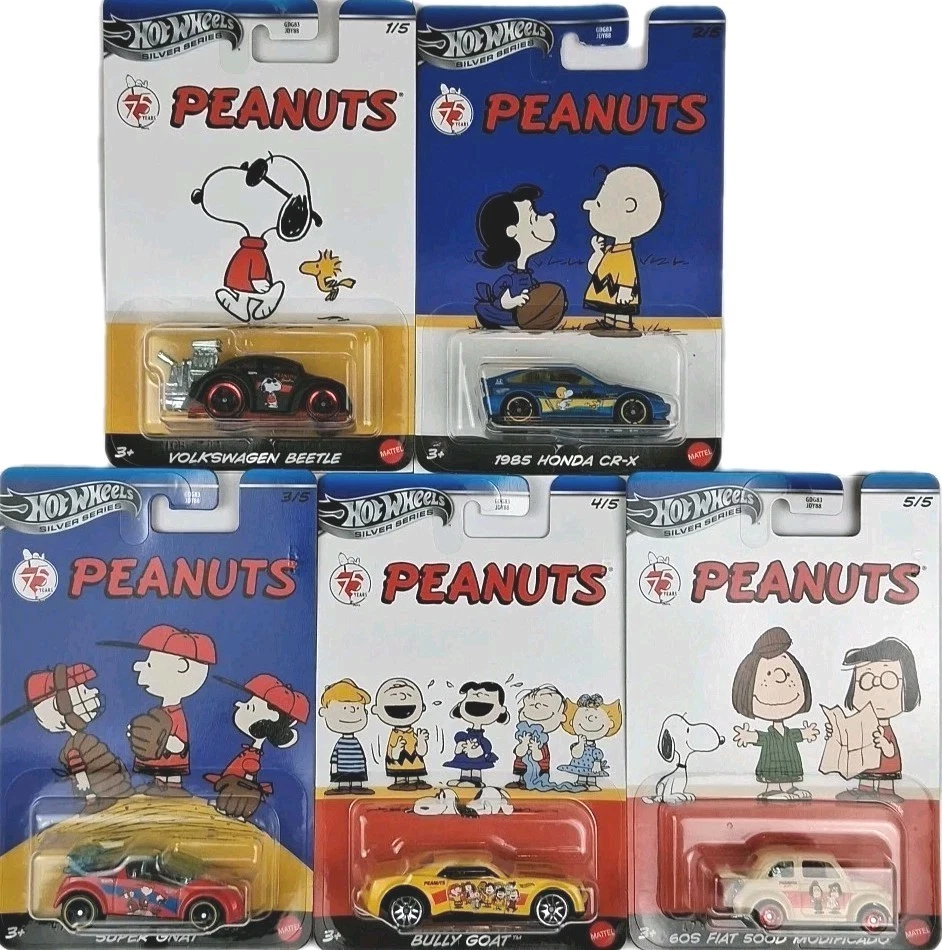 Hot Wheels Silver Series Nouveautés 2025 Snoopy/ Peanuts 1/64 Neuf/ NEW