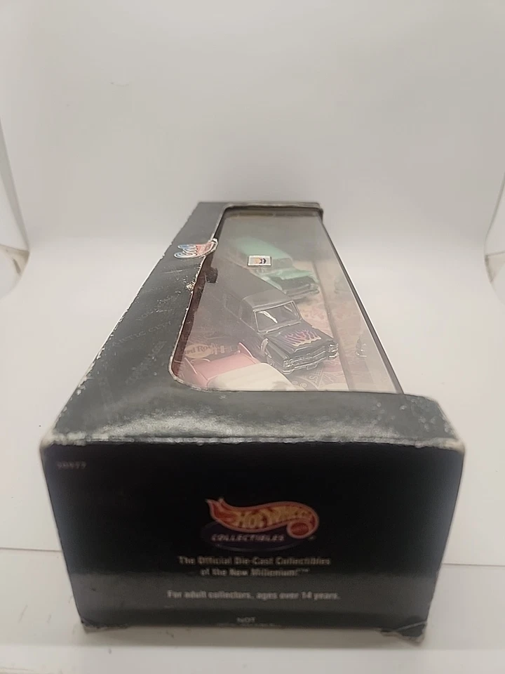 HOT WHEELS CARS OF HARD ROCK CAFÉ - '57 EL DORADO - '63 COCHE FÚNEBRE - '59 WOODIE Foto 2 de 4