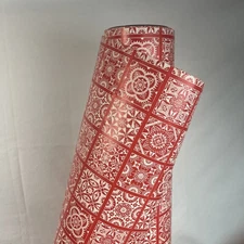 VTG Department Store Gift Wrap Paper 24” Roll with Original Steel Mounts