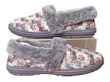 Skechers Bobs Women's Sz 9.5 Cozy Winter Nights Slippers Vegan Memory Foam NWT