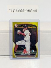 Fraymi De Leon 2023 Bowman 1st Edition /75 Yellow Foil Prospect #BPPF-97 Red Sox