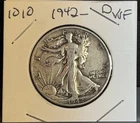 Photo of a 1942-D Walking Liberty Half Dollar from an eBay listing that sold on Jul 22, 2026