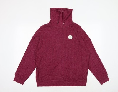 Marks and Spencer Damen Pullover Sweatshirt Rosa Viskose Größe S Pulli