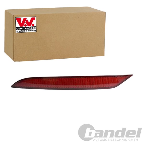 VAN Wezel RÜCkstrahler Reflektor Links StoßFÄNger Passend FüR VW Golf | 5775929-image