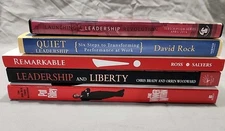 Lot: 5 Business Leadership Management & Self-Improvement Winner Books Pat Riley