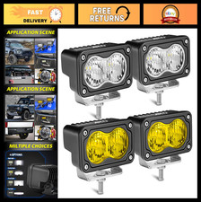 4pcs 3 80w Cree Led Pod Lights - Off-road Flood Lights For Trucks Utv Atv Su 4pcs 3 80w Cree Led Pod Lights - Off-road Flood Lights For Trucks Utv Atv Su