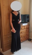 Prom Dress in Black size 8 by Coast (Debenhams)