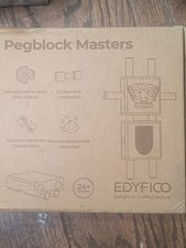 Edyfico Pegblock Masters Toy Stacking Wooden Block Set 24 Months 