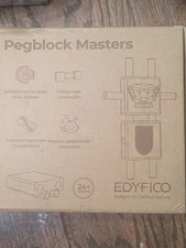 Edyfico Pegblock Masters Toy Stacking Wooden Block Set 24 Months+