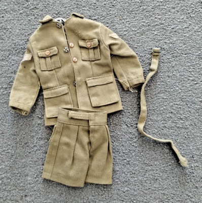 Action Man Palitoy Australian Jungle Fighter SOTC um 1967 Tunika, Shorts, Gürtel BT
