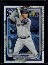 2024 Bowman Chrome Mega Box - Everson Pereira #93 M/B Mojo Refractor (RC) 