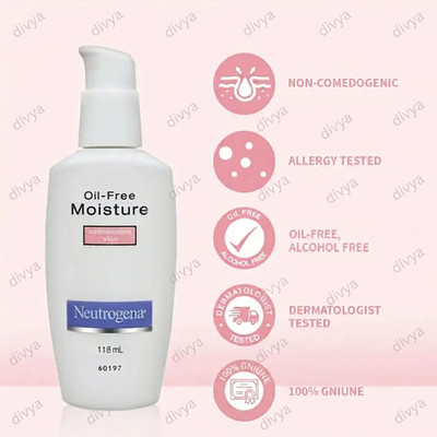 Neutrogena Oil-Free Moisture Facial Moisturizer For Mischhaut 118ml
