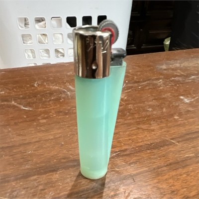 Light Green Butane Lighter Collectible Disposable Unique Design
