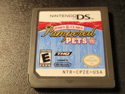 Paws & Claws Pampered Pets game for Nintendo DS U.S.A. Version NTR-CPZE-USA THQ