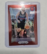 2023-24 Panini Prizm Deca Red Prizm Evan Fournier #27 /199 Detroit Pistons NBA