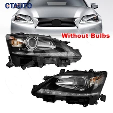 LED DRL HID Headlight Headlamp Assembly w/o AFS For 2013-2015 Lexus GS350 GS450h