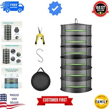 Portable 6-Layer Zippered Herb Drying Rack - Perfect Indoor  Outdoor Solution