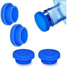 5-Gallon Reusable Silicone Water Jug Caps - Spill-Proof & Eco-Friendly Pack of 4