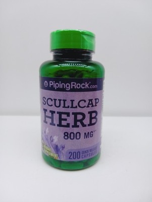 Chinese Scullcap 800mg (Huang Qin) 200 Caps Highest Potency Exp 8/26