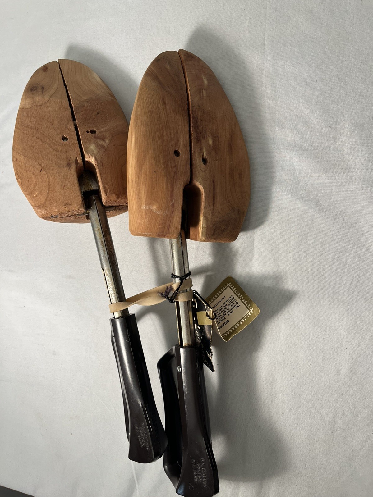 Vintage Rochester Shoe Tree Co. Travel Tree Keepers Stretchers Cedar Wood NWT