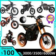 Electric Dirt Bike 6000W Electric Motorcycle 35/45MPH E-MoutainBike Offroad bike
